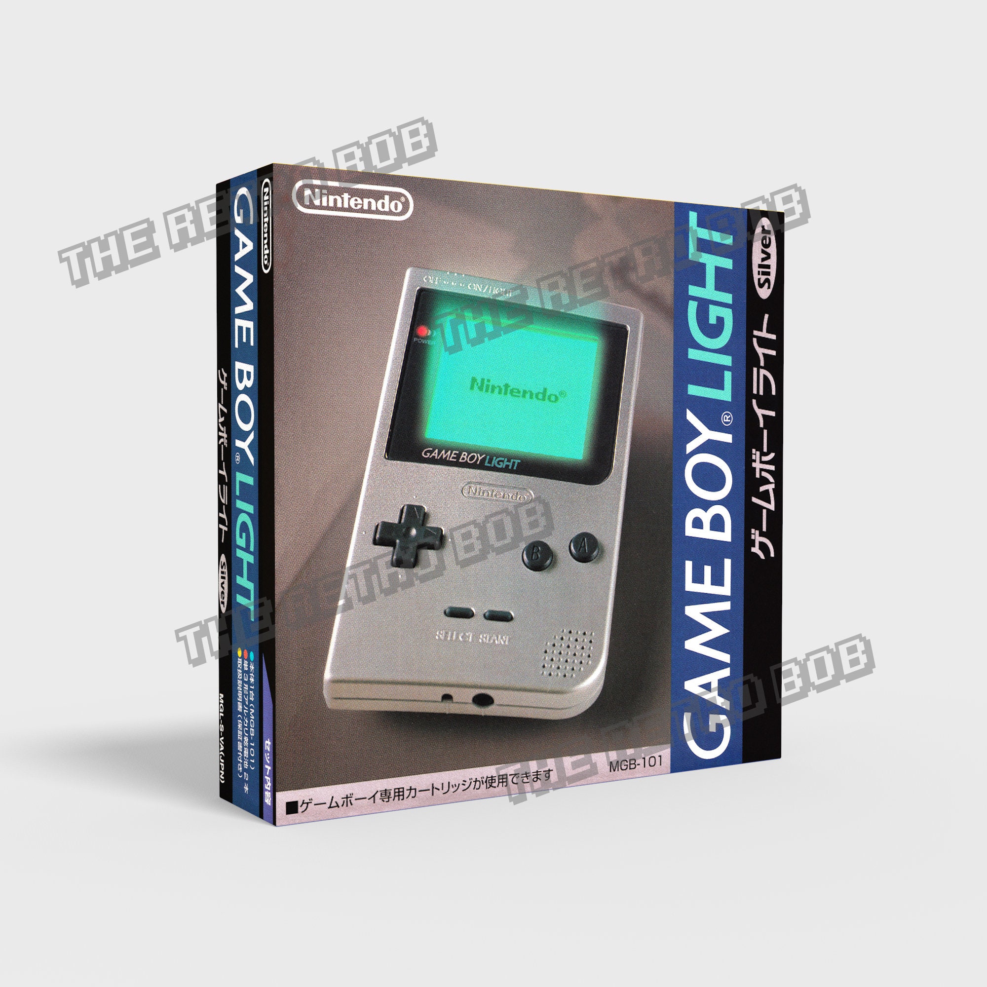 Game Boy Console US Reproduced Replacement Box Case 
