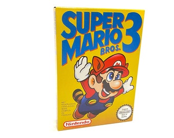 NES Super Mario Bros 3 - Reproduced Replacement Box | Case - High Quality
