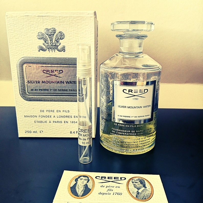 Creed Perfume Collection Bottling / Decant 10ml Etsy