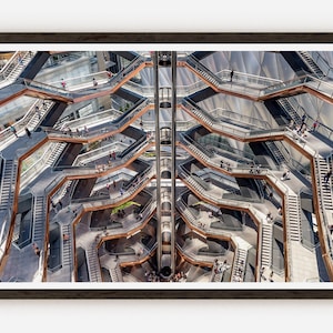 Top of the Vessel in Hudson Yards New York City Fine Art Photo Print Photography Wall Decor. image 1