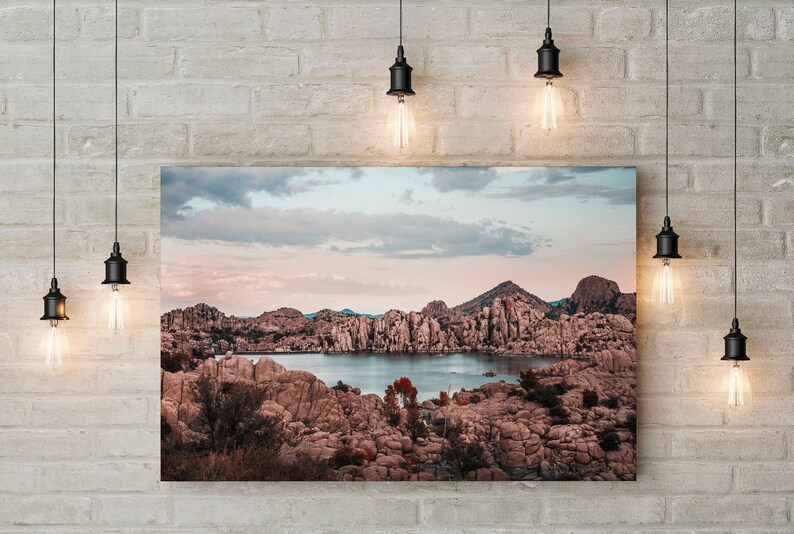 Watson Lake Photography Print Prescott Arizona Lake Mountains image 6