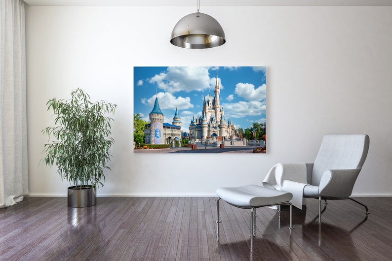 Disney World Photography Print Florida Landscape Magic Kingdom Building Fine Art Photo Print Wall Decor Cinderella Castle. image 5