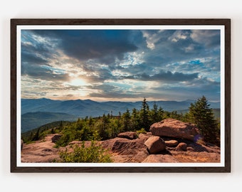 Scenic Outlook Adirondack Mountains Photography