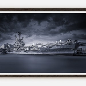 USS Intrepid - Amerikanische Militär- und Maritime Geschichte | Fine Art Fotodruck.