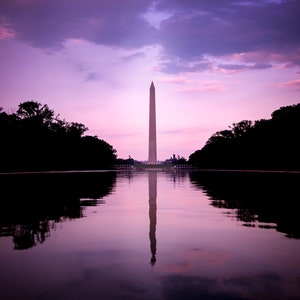 Washington Monument Silhouette Washington, DC. image 10