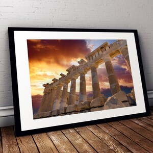 Acropolis of Athens Sunset / Athens, Greece / ἄκρον πόλις / Photography Print image 5