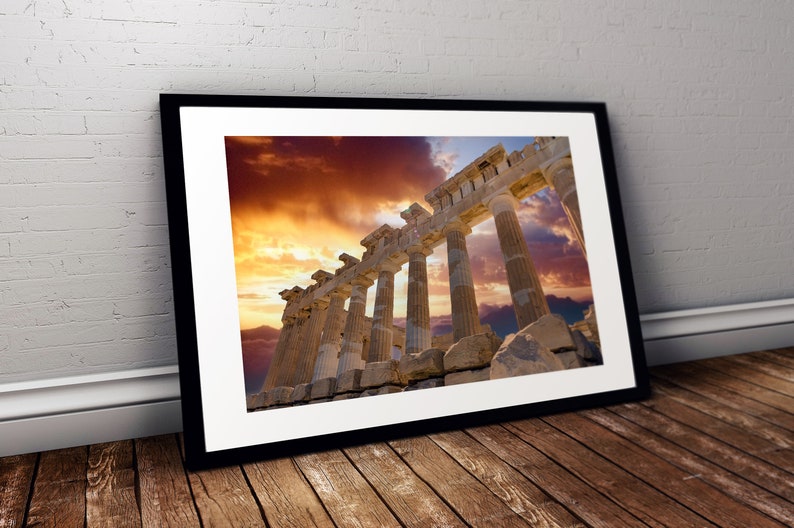 Acropolis of Athens Sunset / Athens, Greece / ἄκρον πόλις / Photography Print image 5