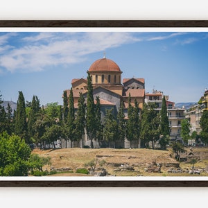 Athens Holy Trinity Church Photo Print: Byzantine Architecture