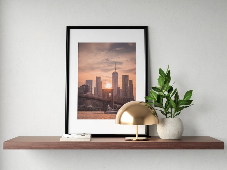 Freedom Tower Sunset, New York City Fine Art Photo Print Photography Wall Decor. image 5