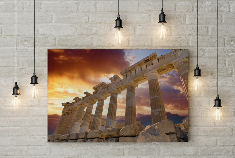 Acropolis of Athens Sunset / Athens, Greece / ἄκρον πόλις / Photography Print image 4