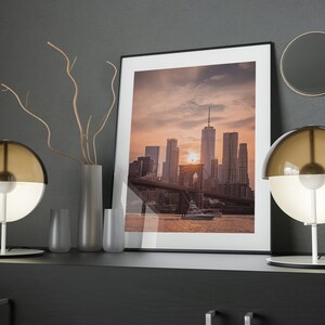 Freedom Tower Sunset, New York City Fine Art Photo Print Photography Wall Decor. image 6