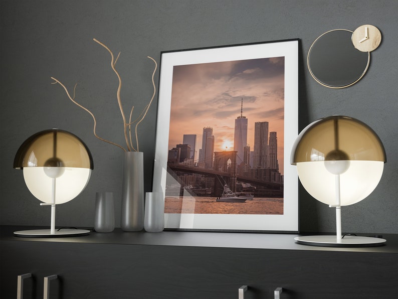 Freedom Tower Sunset, New York City Fine Art Photo Print Photography Wall Decor. image 6