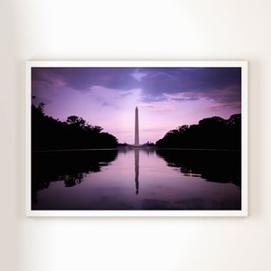Washington Monument Silhouette Washington, DC. image 2
