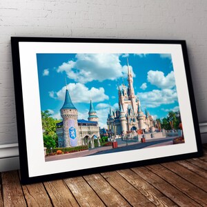 Disney World Photography Print Florida Landscape Magic Kingdom Building Fine Art Photo Print Wall Decor Cinderella Castle. image 9