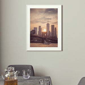 Freedom Tower Sunset, New York City Fine Art Photo Print Photography Wall Decor. image 8