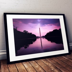 Washington Monument Silhouette Washington, DC. image 7