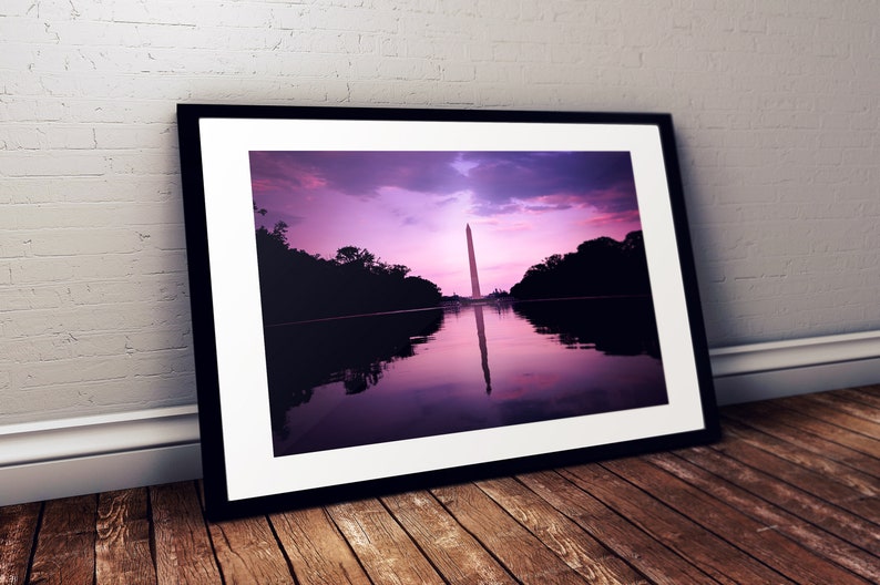 Washington Monument Silhouette Washington, DC. image 7