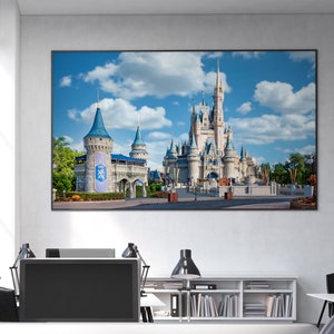 Disney World Photography Print Florida Landscape Magic Kingdom Building Fine Art Photo Print Wall Decor Cinderella Castle. image 7