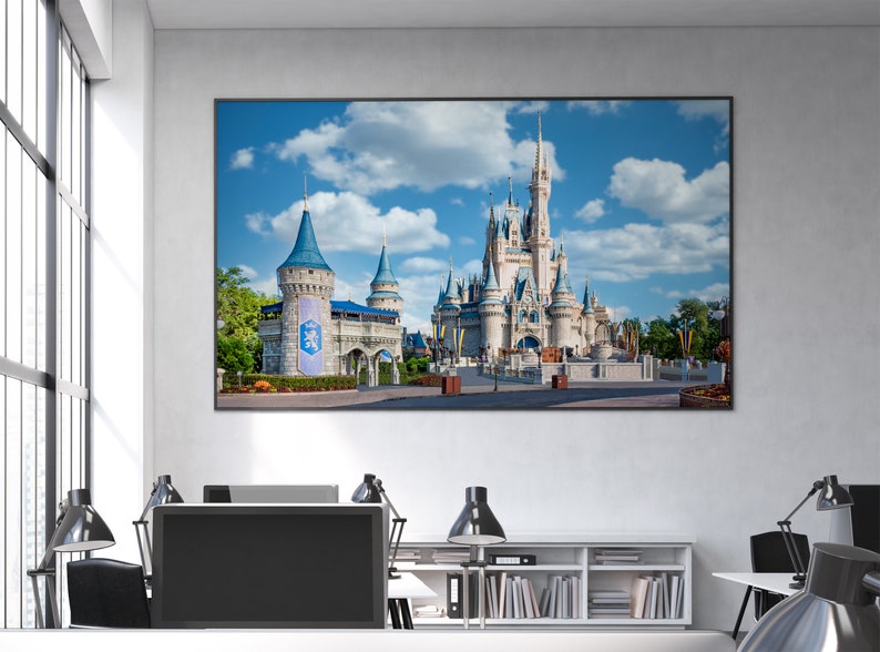 Disney World Photography Print Florida Landscape Magic Kingdom Building Fine Art Photo Print Wall Decor Cinderella Castle. image 7