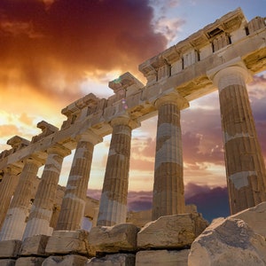 Acropolis of Athens Sunset / Athens, Greece / ἄκρον πόλις / Photography Print image 6