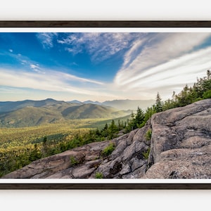 Adirondack Mountains Fotografie Druck: Dramatische Himmel Landschaft