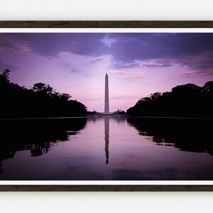 Washington Monument Silhouette Washington, DC. image 1