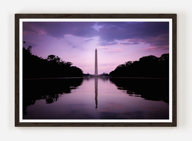 Washington Monument Silhouette Washington, DC. image 1