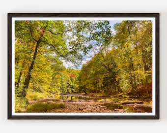 Autumn Lake View Allegheny National Forest Photograph Wall Decor