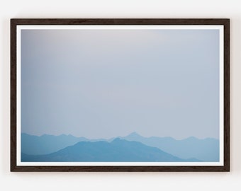 Minimalist Photograph of the Superstition Mountains Photography Print Wall Decor Fine Art Photography Landscape