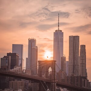 Freedom Tower Sunset, New York City Fine Art Photo Print Photography Wall Decor. image 10