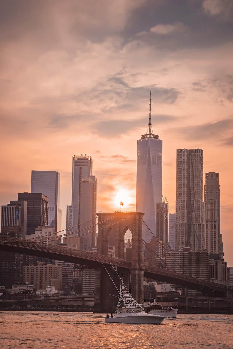 Freedom Tower Sunset, New York City Fine Art Photo Print Photography Wall Decor. image 10