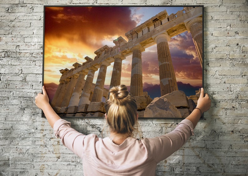 Acropolis of Athens Sunset / Athens, Greece / ἄκρον πόλις / Photography Print image 3