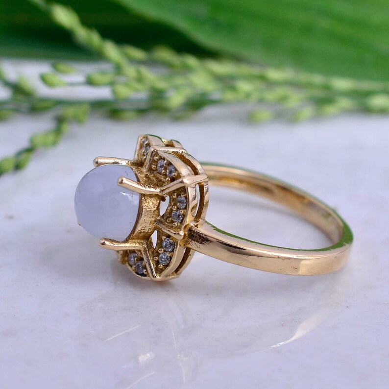 Quality Moonstone Ring,Handmade Rings,Vintage Ring,Boho Rings,Gift For Mom,Promise Ring,Couple Ring,Statement Ring A