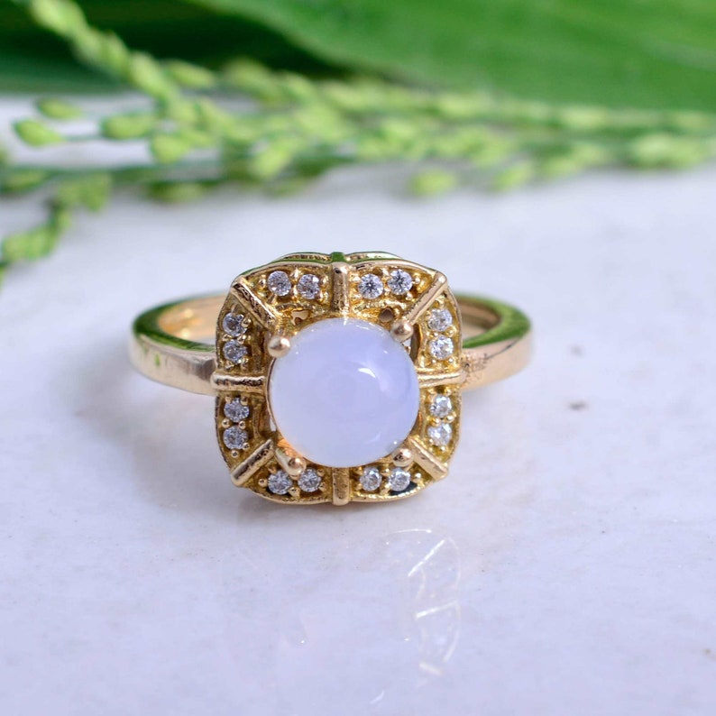 Quality Moonstone Ring,Handmade Rings,Vintage Ring,Boho Rings,Gift For Mom,Promise Ring,Couple Ring,Statement Ring A