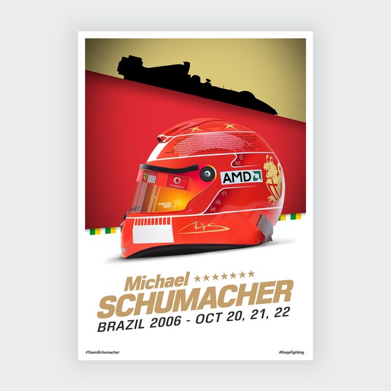 Michael schumacher hotsell 2006 helmet