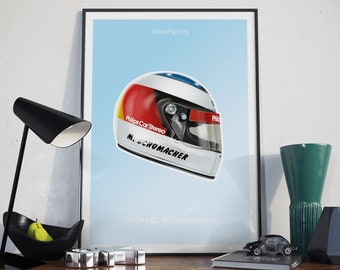 Michael Schumacher F1 Debut 1991 Helmet