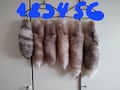 Light brown fox tails keychain Fox key chain Fur key chain Birthday Decoration for backpack bag motorcycle Accessorie for car Gift Christmas