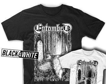 ENTOMBED UPRISING Black T-shirt Men Shirt Rock Band Tee Music