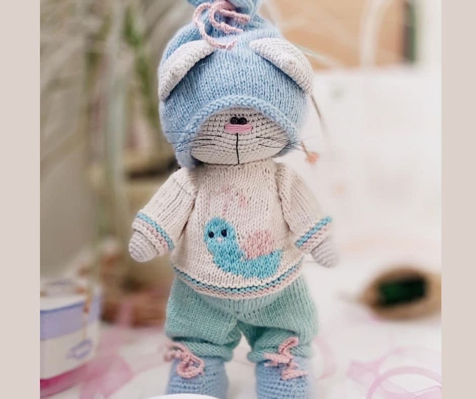 Pattern of a cat in clothes crochet amigurumi crochet cats Etsy