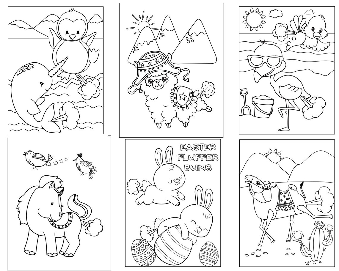 Farting Cats Coloring Book Coloring Pages