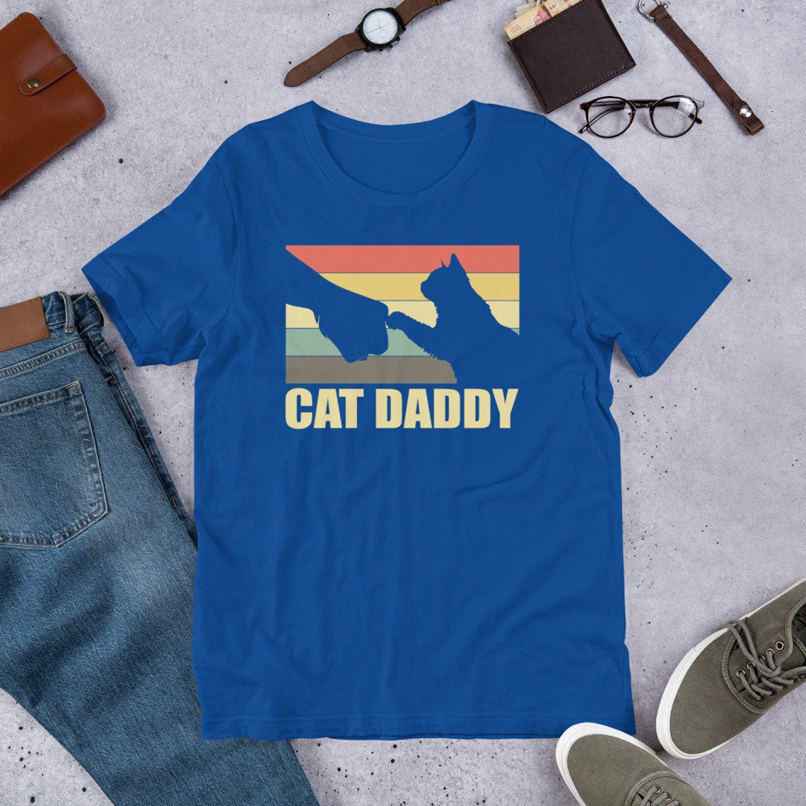 Best Cat Dad Ever Shirt
 Cat Daddy Shirt Best Cat Dad Ever Tee Cat Lover Tshirt Cat Etsy