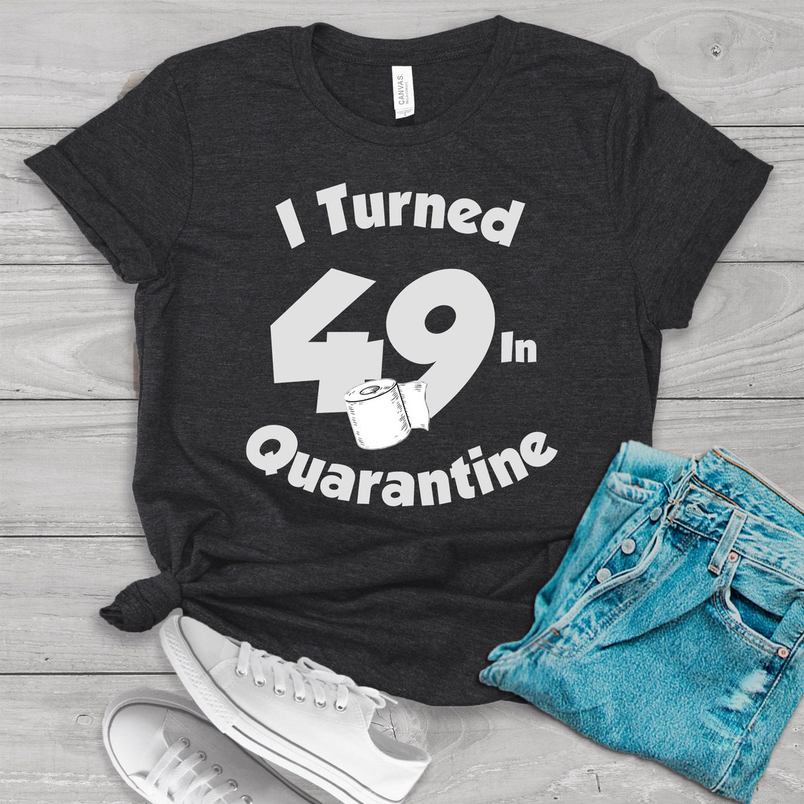 Download Turned 49 In Quarantine SVG 49th Quarantine Birthday svg 49th | Etsy