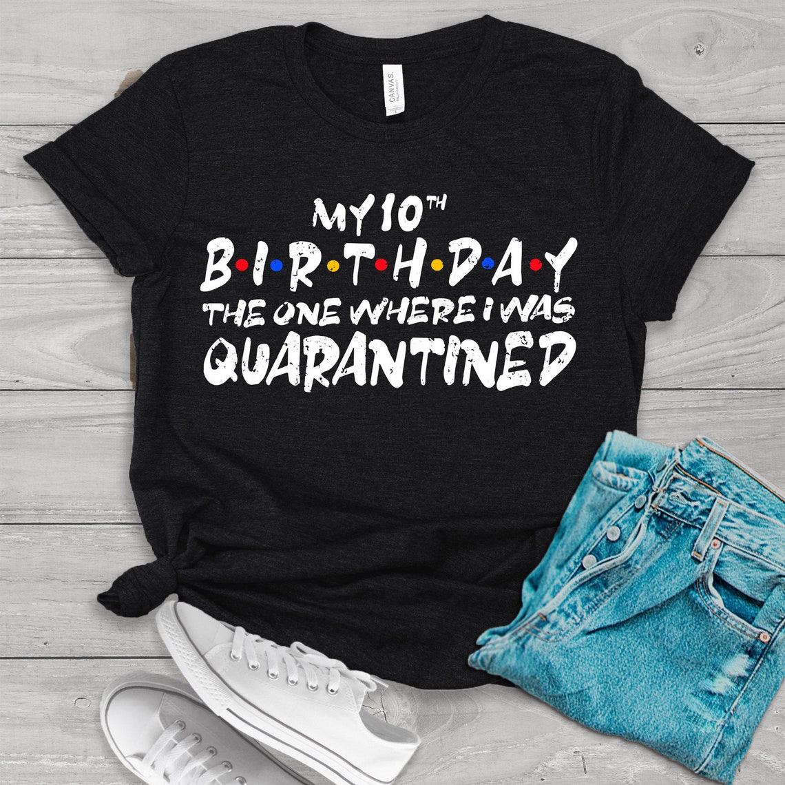 Download 10th Birthday Quarantined Friends Inspired Svg The One ...