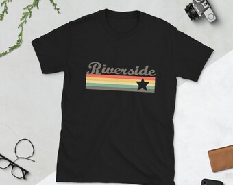 Riverside California Shirt Retro City Tee Vintage T-Shirt Gift Souvenir Tshirt