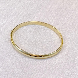 Gold Hinged Bangle Bracelet in 18k gold vermeil sterling silver, Gold bangle, Bangle Bracelet, Hinged Bangle, Gold Bangle Bracelet