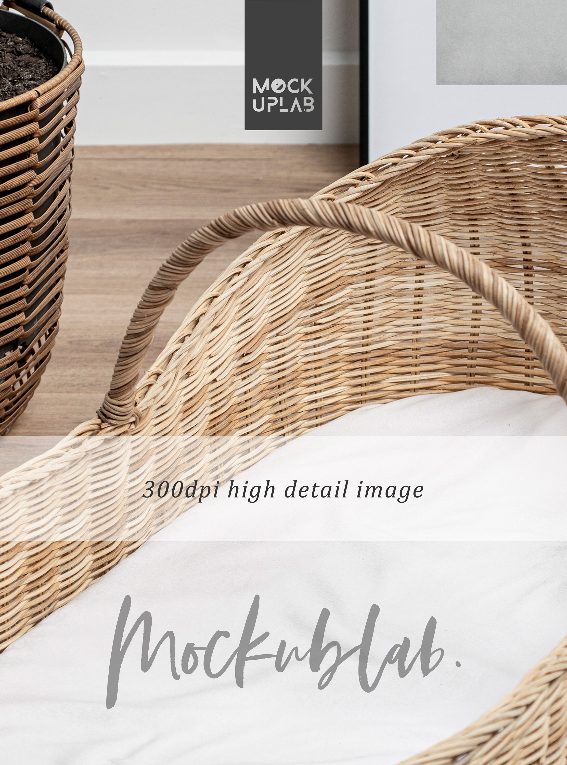 Boho Baby Mock up Rattan Sheet Mock up Nursery Mockup