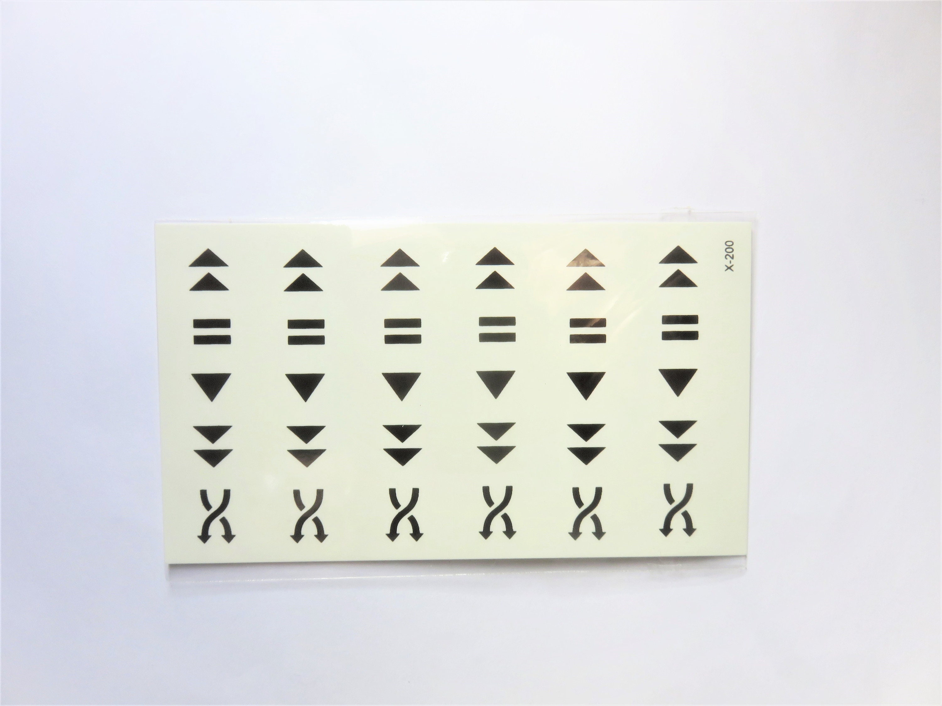 temporary tattoo, ephemeral, signs, symbols, 30 tattoos/sheet