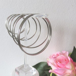 Grote oorringen van 40 mm, 50 mm, 60 mm en 70 mm in 925 sterling zilver.