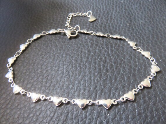 ◆STONEHENgE◆ silver heart anklet F29A4739.jpg?v=1718359599&