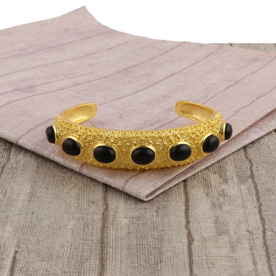 New Collection Bangle Green Onyx Amethyst Carnelian Gemstone